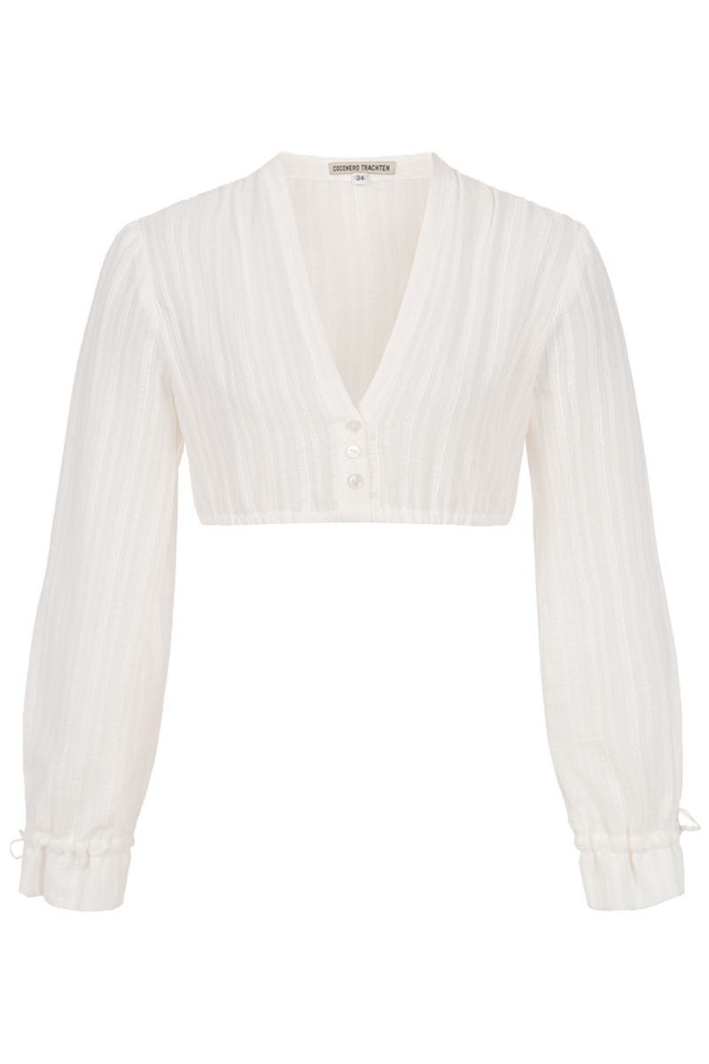 STRIPED COTTON WHITE