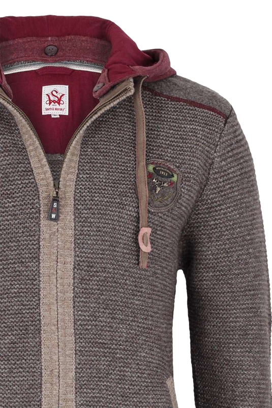 _BEIGE-BRAUN/D'ROT