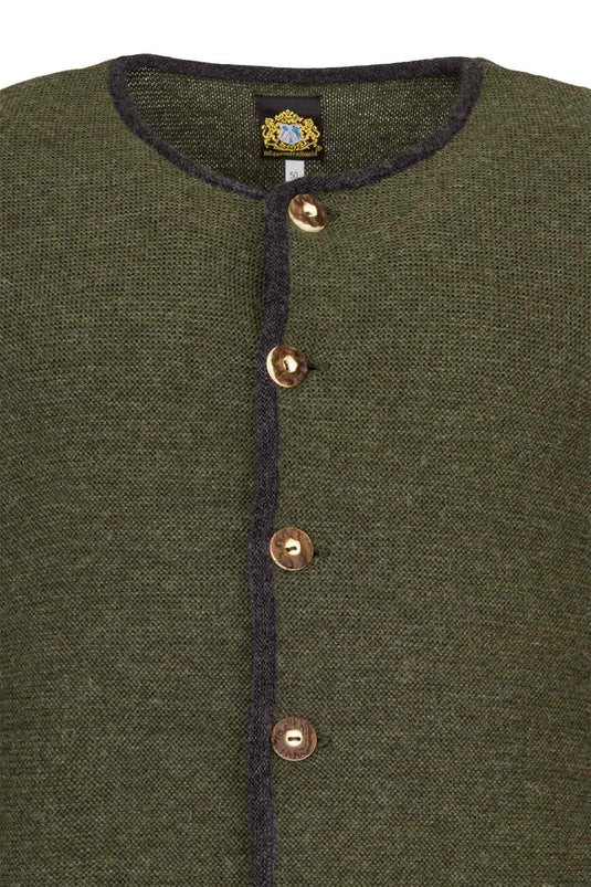 Herren Strick-Janker - oliv